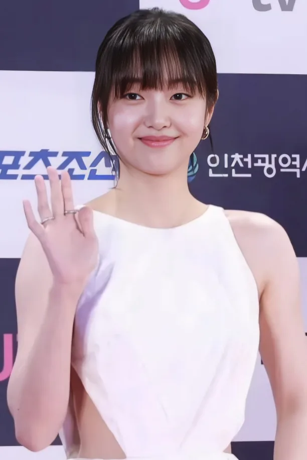 Kim Hye-jun on the red carpet at the Blue Dragon Series Awards in July 2024